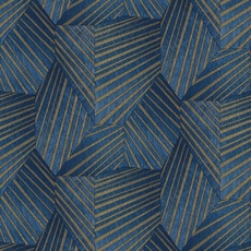 Обои Elle Decoration Geometric D Triangle Blue Gold 1015208