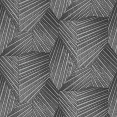 Обои Elle Decoration Geometric D Triangle Black Silver 1015247