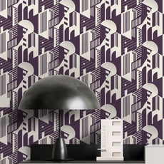 Обои Bauhaus Winter Plum Mini Moderns AZDPT044WP