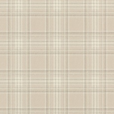 Обои Barbara Becker Tartan - бежевый и кремовый - Rasch 861716