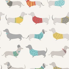 Кэтрин Лэнсфилд Silly Sausage Dogs Мульти обои Muriva 165531
