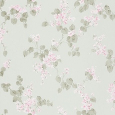 Обои Emilia Floral Blossom Mint Green Rasch 501537