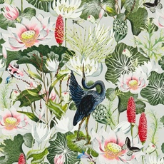 Обои Wedgwood Botanical Wonders Waterlily Dove Grey W0137/02