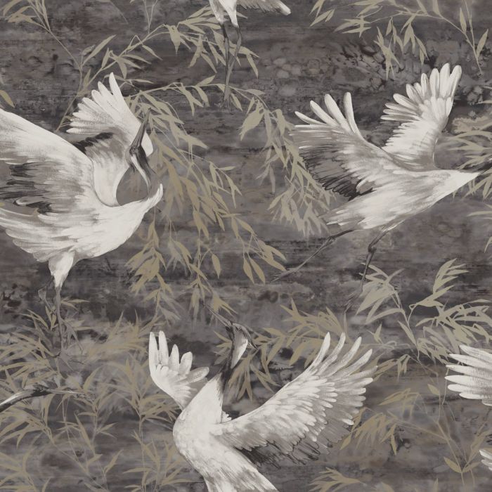 Patagonia Sarus Cranes Обои Древесный уголь Holden 36104