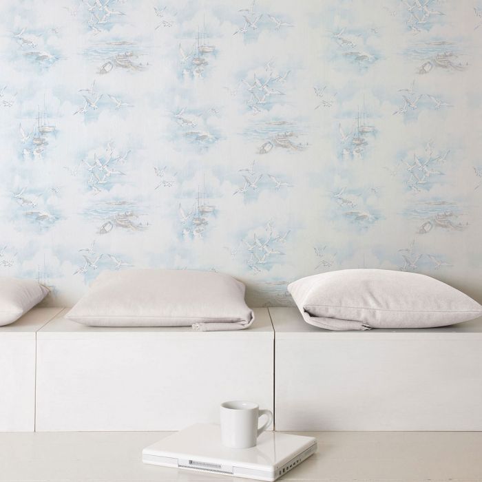 Обои Global Fusion Seagulls Blue Galerie G56423