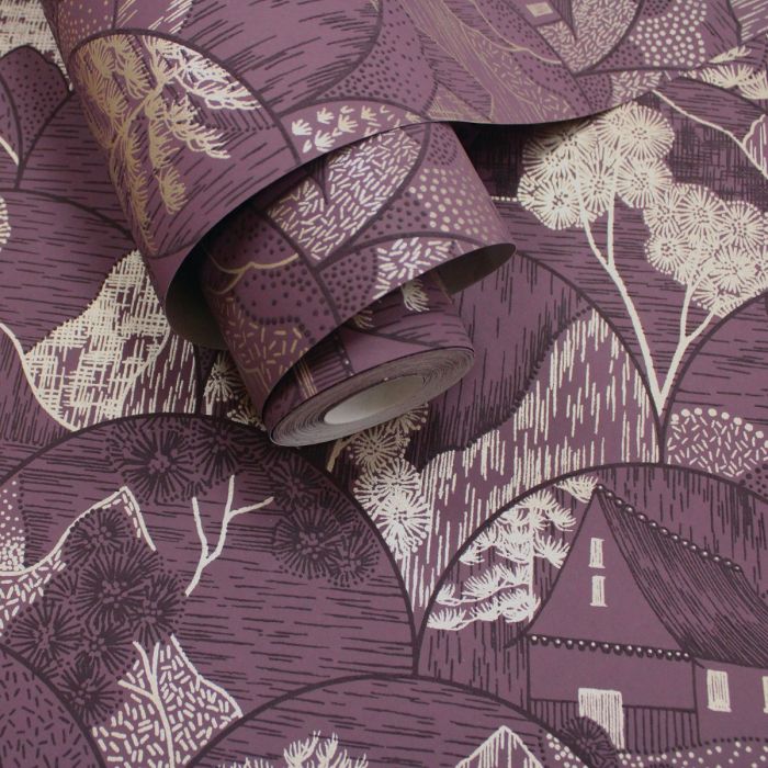 Коллекция обоев Alchemy Teshio Plum Holden 65882