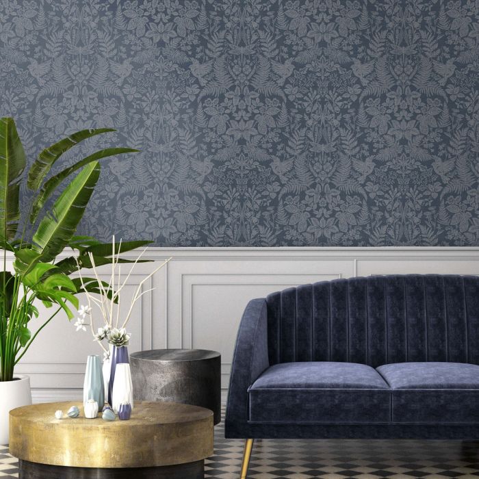 Коллекция обоев Alchemy Loxley Navy Holden 65801