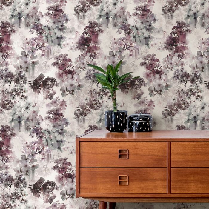 Ted's Enchanted Collection Vanilla Wallpaper Blush, Ted Baker 12488