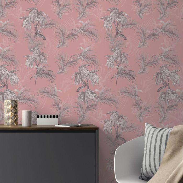 Ted's Enchanted Collection Horizon Wallpaper Pink, Ted Baker 12500