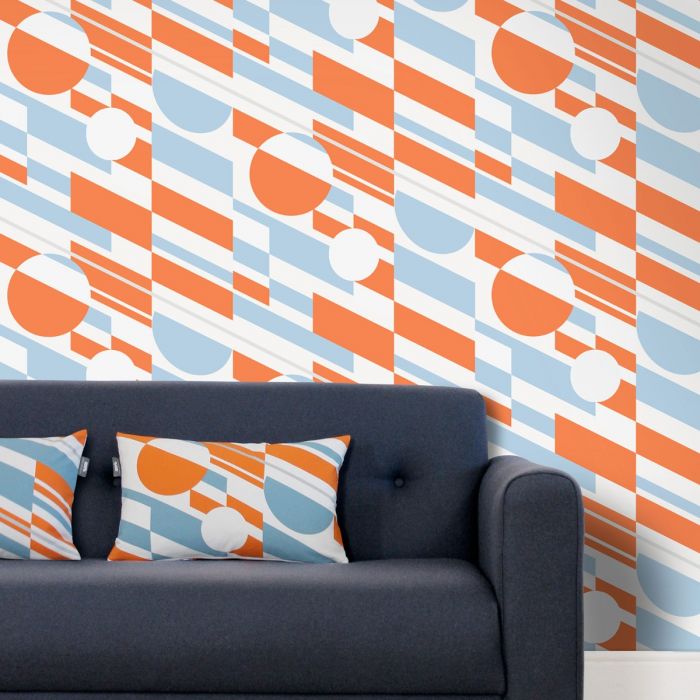 ПЛУТОН. Обои Tangerine Dream и Silver Mini Moderns AZDPT027TD