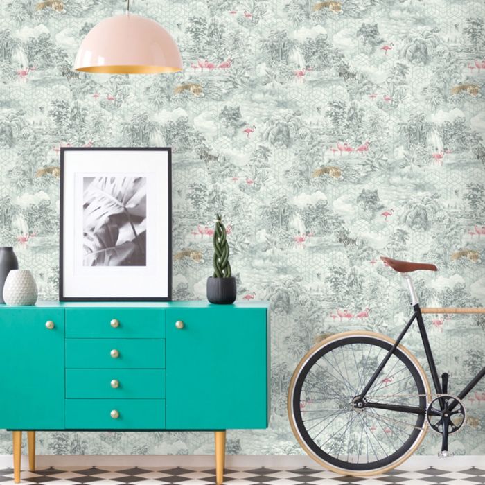 Kaleidoscope Mayang Обои Green Holden 90660