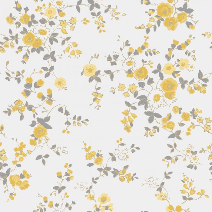 Обои Cath Kidston Millfield Blossom Серые / Охра 182523