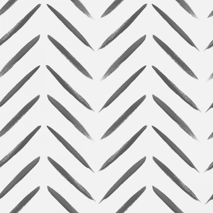 Обои Chevron Brush Marks Black / White Holden 13040