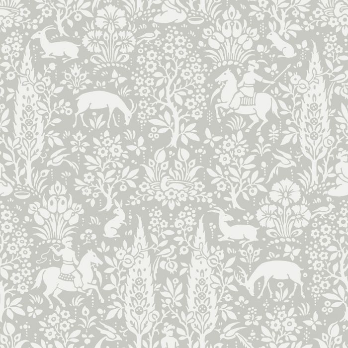 Обои Crown Archives Woodland Серые M1168