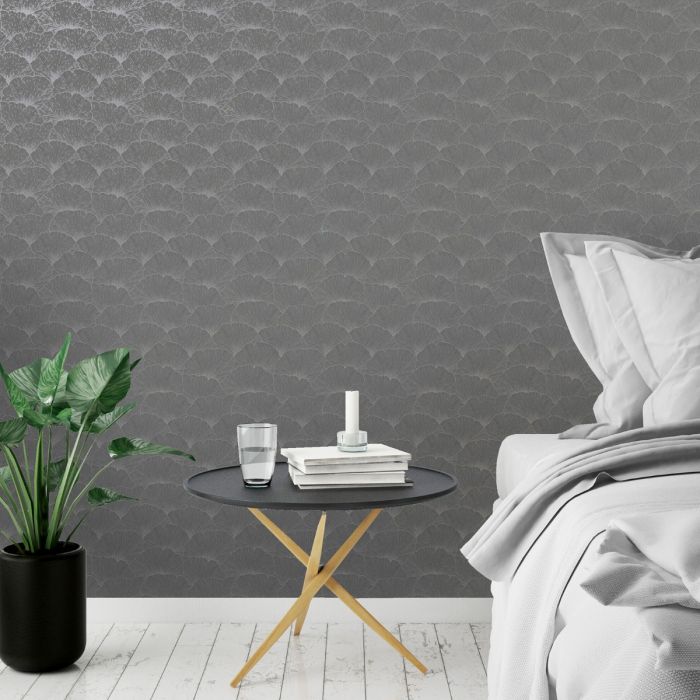Обои Remi Foliage Charcoal Holden 65681